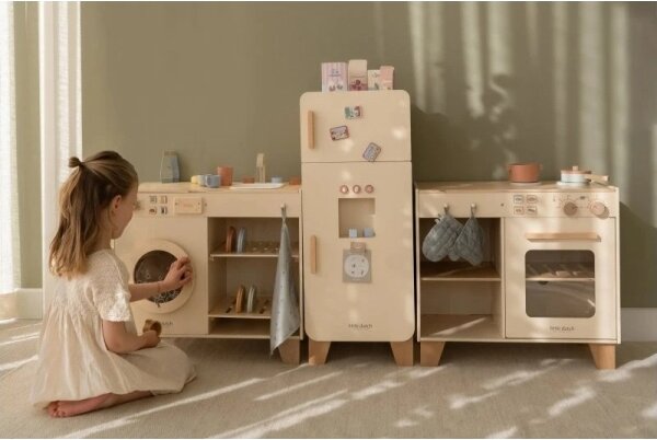 Little Dutch - Dřevěná lednice s příslušenstvím