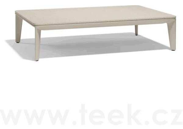 Vondom Odkládací stolek Pasadena, Vondom, obdélníkový 80x45x28 cm, rám hliník, deska beton, barva dle vzorníku