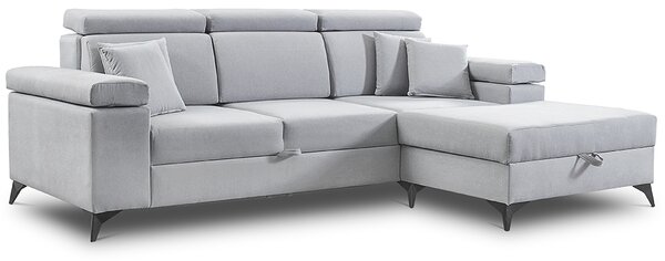 Sedací souprava BRICO MINI | 254x170 cm | rozkládací + úložný prostor | VÝBĚR TKANINY a NOŽIČEK