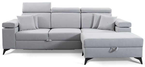 Sedací souprava BRICO MINI | 254x170 cm | rozkládací + úložný prostor | VÝBĚR TKANINY a NOŽIČEK