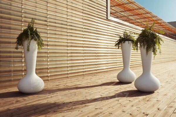 Vondom Květináč Bloom, Vondom, 88x88x187 cm, matt polyethylen barva dle vzorníku