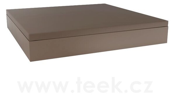 Vondom Denní postel Jut Basic, Vondom, 240x240x40 cm, matt polyethylen, matrace venkovní látka Group 1A a 1B