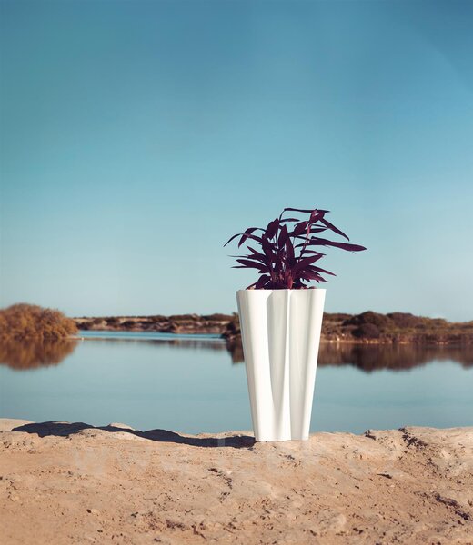 Vondom Květináč Bye-Bye, Vondom, 56x60x100 cm, matt polyethylen barva dle vzorníku