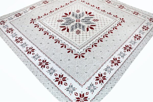 Gobelínový ubrus na stůl Trikot 90x90 cm Chenille IT024 Barva Vícebarevná Rozměry 90x90 cm