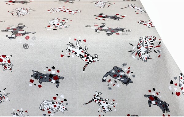 Ubrus Kočky 90x90 cm Made in Italy Barva Vícebarevná Rozměry 90x90 cm