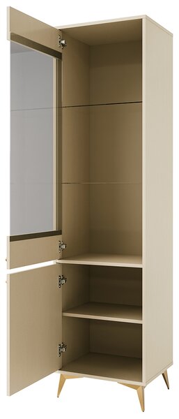 TOKYO 1 b | vitrína 101 | 51,8 cm | béžová/zlatá