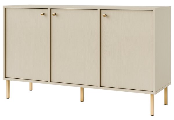 TOKYO 2 b | komoda 813 | 124,5 cm | béžová/zlatá
