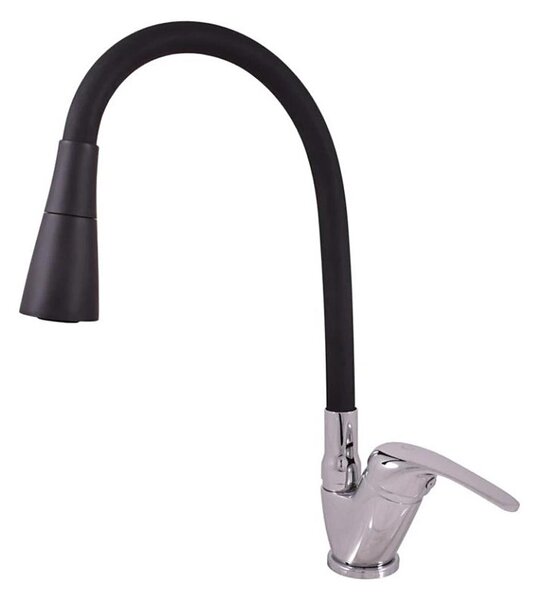 RAV Slezák SA006.0/13 - Dřezová baterie SAZAVA 35,6 cm černá/lesklý chrom