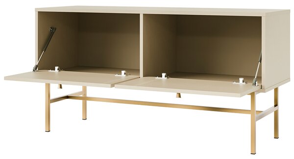 TOKYO 3 b | TV stolek RTV 302 | 120,6 cm | béžová/zlatá