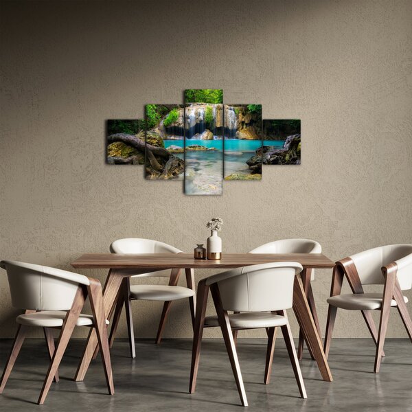 Obraz vodopádů (125x70 cm)