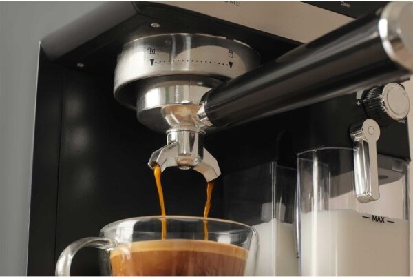 Sencor - Pákový kávovar espresso 1350W/230V černá/matný chrom