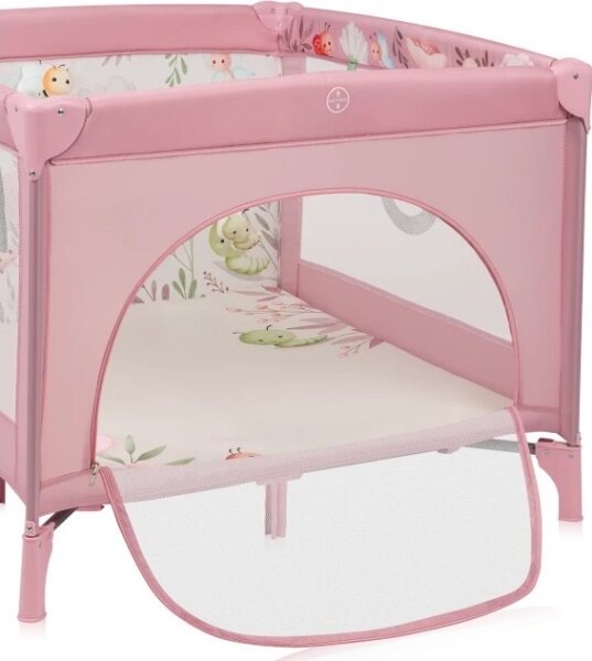 Lionelo - Hrací ohrádka MILLE PLUS Pink