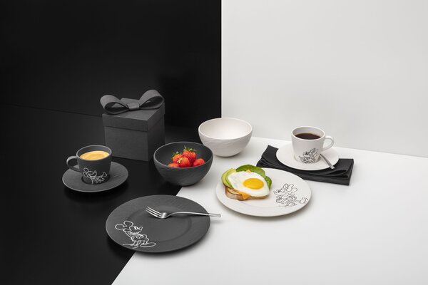 Villeroy & Boch 10-4719-9072 Snídaňová sada Manufacture Rock Mickey Mouse, 8dílná