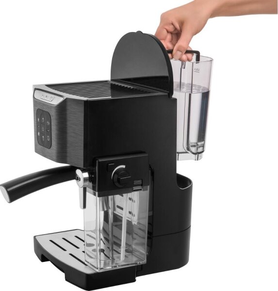 Sencor - Pákový kávovar espresso 1450W/230V černá/matný chrom