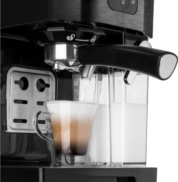 Sencor - Pákový kávovar espresso 1450W/230V černá/matný chrom