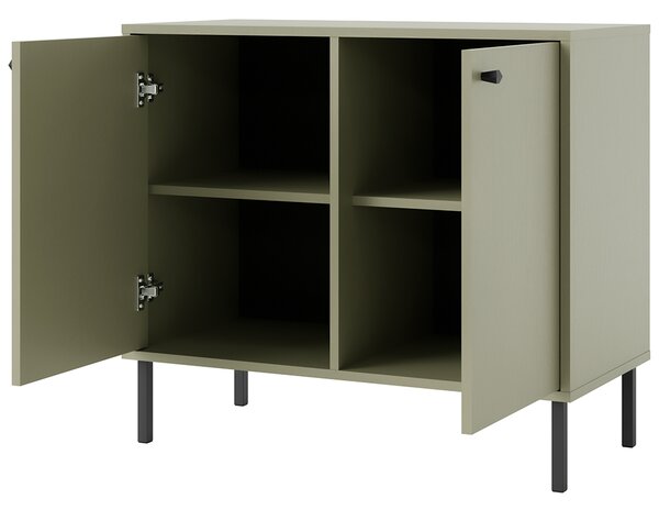 TOKYO 2 e | komoda 812 | 83,6 cm | eukalyptová/černá