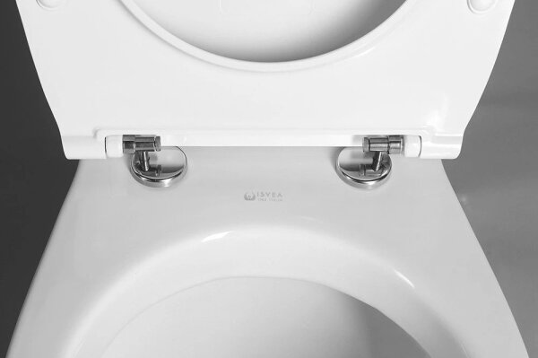 Isvea - Záchodové prkénko SoftClose KAIRO bílá