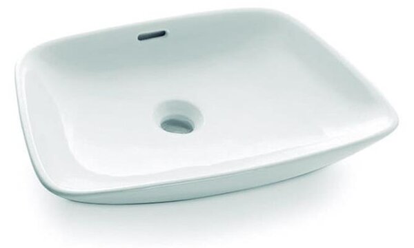 Bathco 0091 - Umyvadlo na desku ANABEL 50x36 cm porcelán/bílá