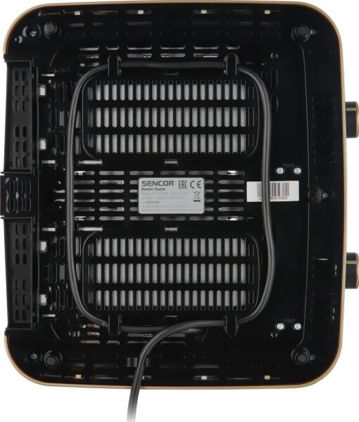 Sencor - Topinkovač se čtyřmi otvory 1600W/230V černá/béžová