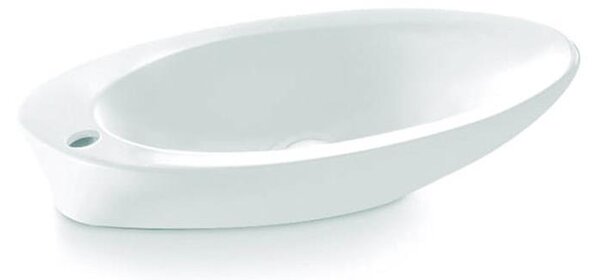 Bathco 4020 - Umyvadlo na desku PURE 62x37 cm porcelán/bílá