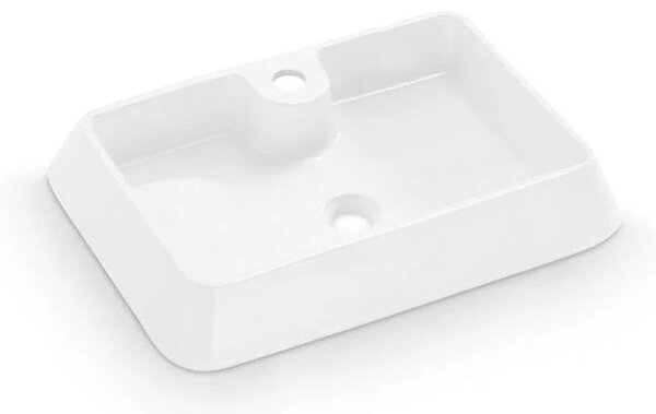 Bathco 4004 - Umyvadlo na desku GALICIA 60x40 cm porcelán/bílá
