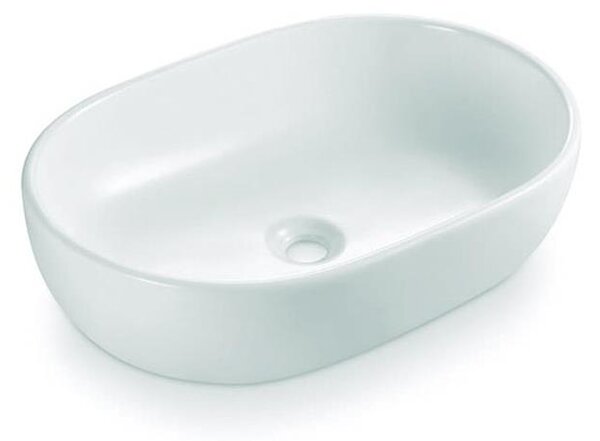 Bathco 4037 - Umyvadlo na desku TOULOUSE 59x41,5 cm porcelán/bílá