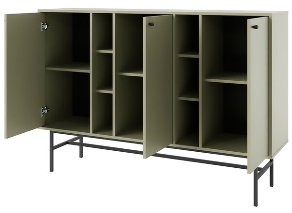 TOKYO 3 e | komoda 823 | 157,7 cm | eukalyptová/černá