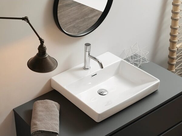 Bathco 0062 - Zápustné umyvadlo FUNCHAL 55x45 cm porcelán/bílá