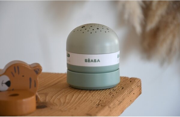 Beaba - Projektor s melodií PIXIE USB/5V 1300 mAh zelená