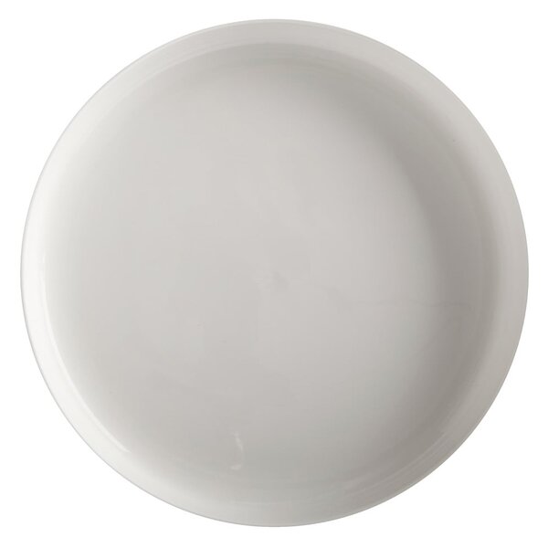 Bílý porcelánový talíř se zvýšeným okrajem Maxwell & Williams Basic, ø 33 cm