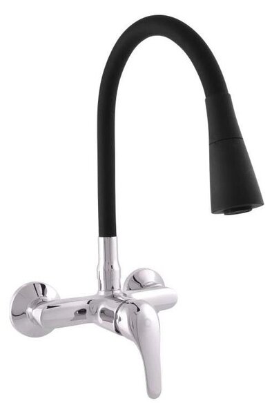 RAV Slezák SA002.5/13 - Dřezová baterie SAZAVA 32,3 cm černá/lesklý chrom