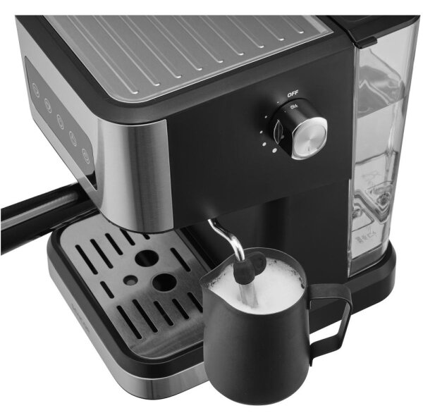 Sencor - Pákový kávovar espresso 1050W/230V černá/matný chrom