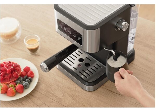 Sencor - Pákový kávovar espresso 1050W/230V černá/matný chrom