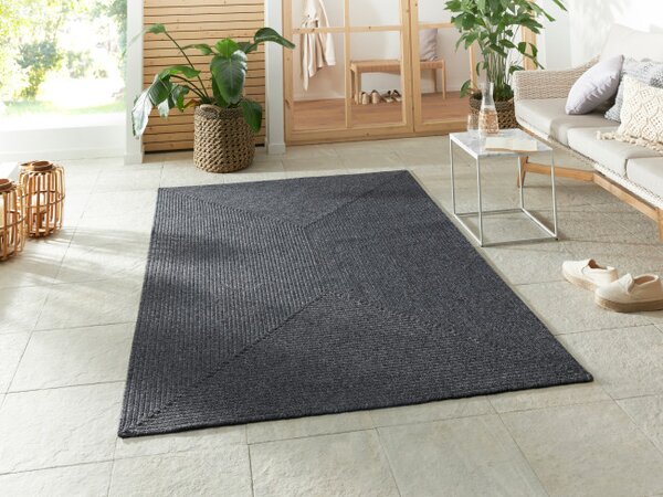 Koberec Hanse Home Braided Trenzado tmavě šedý