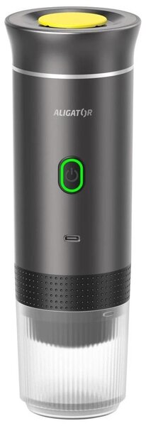 Aligator ACM002 - Cestovní nabíjecí kávovar PortaCaffé 3v1 72W/7500 mAh šedá