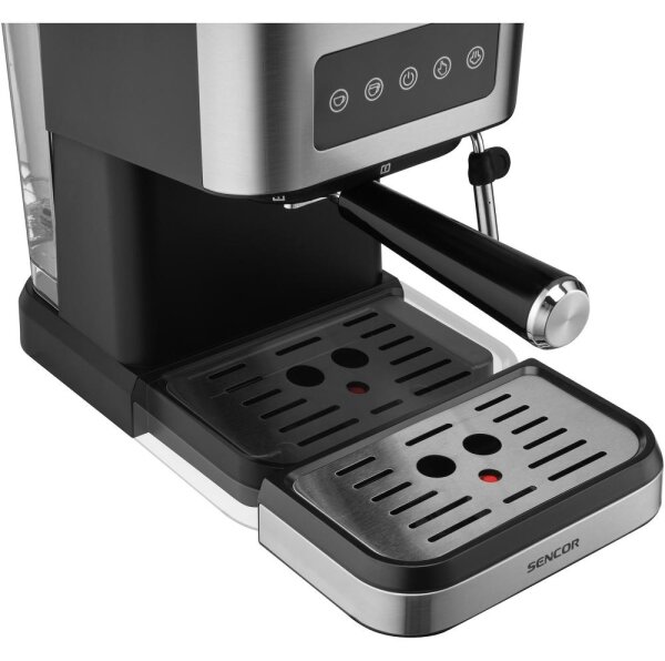 Sencor - Pákový kávovar espresso 1050W/230V černá/matný chrom