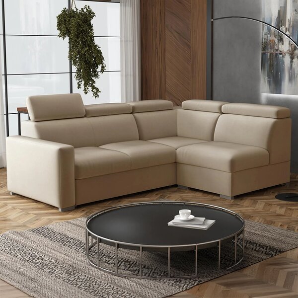Sedací souprava PEDRO L | 250x188 cm | rozkládací + úložný prostor | polohovatelné záhlavníky | VÝBĚR TKANIN