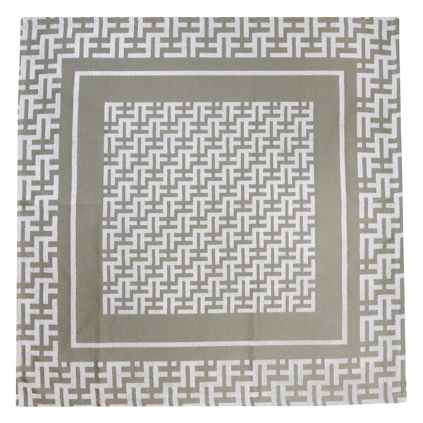 Gobelínový ubrus na stůl Glamour béžový 90x90 cm Chenille IT105 Barva Béžová Rozměry 90x90 cm