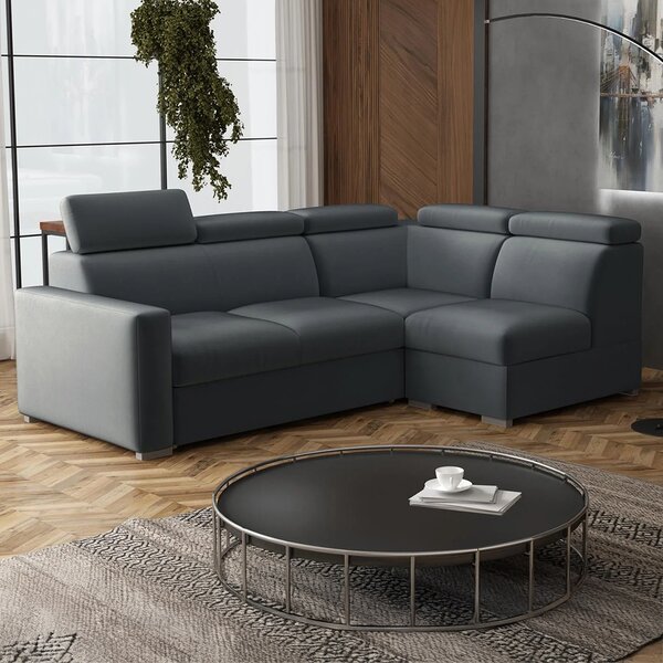 Sedací souprava PEDRO L | 250x167 cm | rozkládací + úložný prostor | polohovatelné záhlavníky | VÝBĚR TKANIN