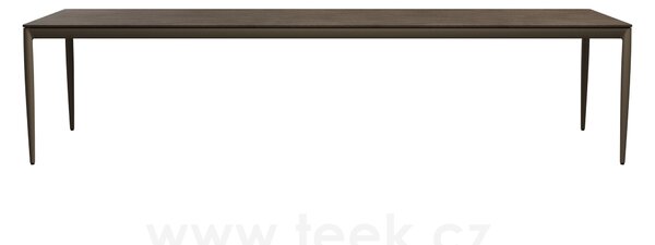 Tribu Jídelní stůl Nagomi, Tribu, obdélníkový 320x100x74,8 cm, rám hliník barva linen, deska keramika dekor sabbia