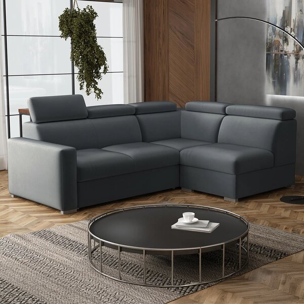 Sedací souprava PEDRO L | 250x188 cm | rozkládací + úložný prostor | polohovatelné záhlavníky | VÝBĚR TKANIN