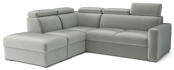 Sedací souprava PEDRO L | 230x250 cm | rozkládací + 2x úložný prostor | polohovatelné záhlavníky | VÝBĚR TKANIN