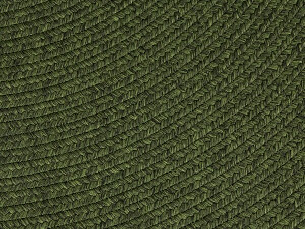 Koberec Hanse Home Braided Trenzado zelený kruh