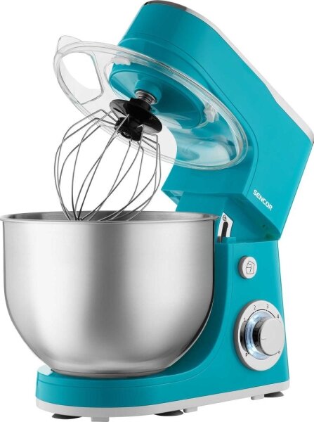 Sencor - Kuchyňský robot s nerezovou mísou 1300W/230V tyrkysová