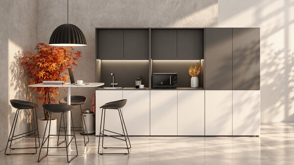 Kuchyňka NIKA se dřezem a baterií 1000 x 600 x 2000 mm, dub přírodní, levé