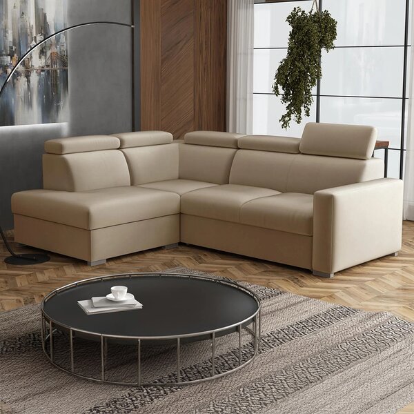 Sedací souprava PEDRO L | 200x250 cm | rozkládací + úložný prostor | polohovatelné záhlavníky | VÝBĚR TKANIN