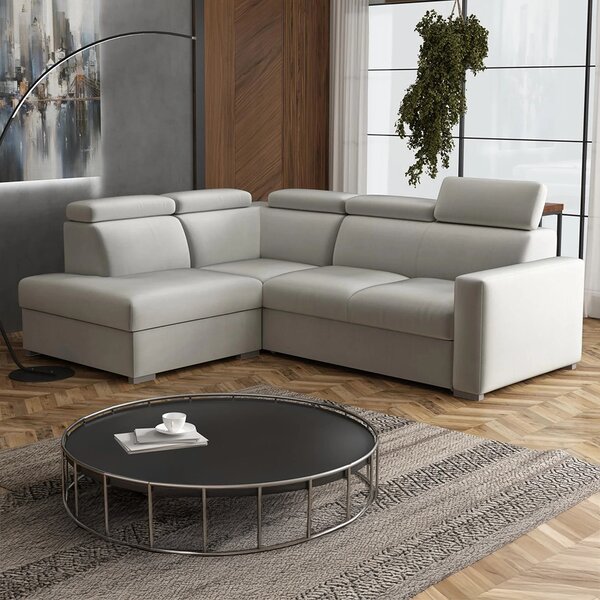 Sedací souprava PEDRO L | 200x250 cm | rozkládací + úložný prostor | polohovatelné záhlavníky | VÝBĚR TKANIN