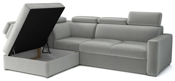 Sedací souprava PEDRO L | 200x250 cm | rozkládací + úložný prostor | polohovatelné záhlavníky | VÝBĚR TKANIN