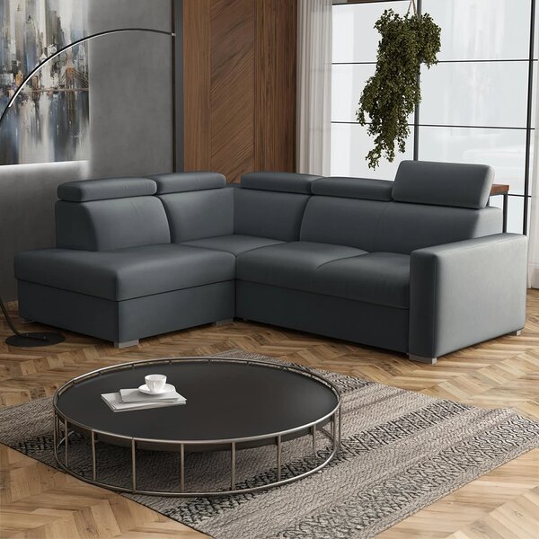 Sedací souprava PEDRO L | 200x250 cm | rozkládací + úložný prostor | polohovatelné záhlavníky | VÝBĚR TKANIN