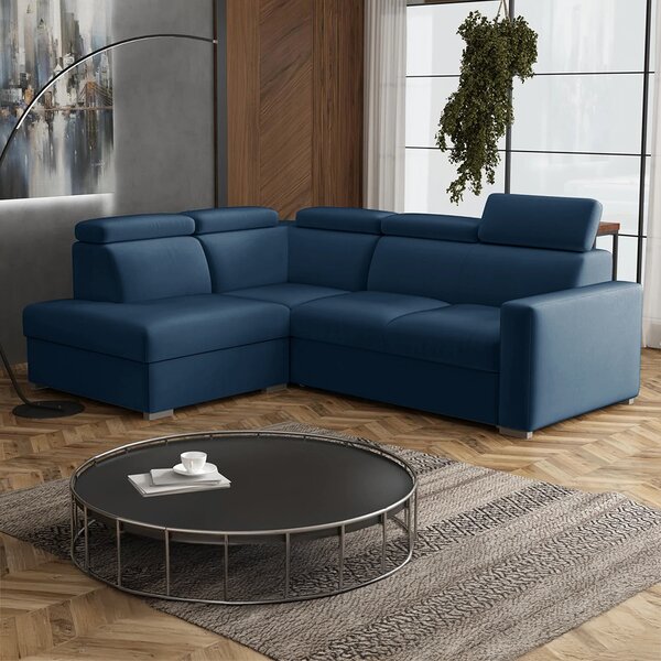 Sedací souprava PEDRO L | 200x250 cm | rozkládací + úložný prostor | polohovatelné záhlavníky | VÝBĚR TKANIN